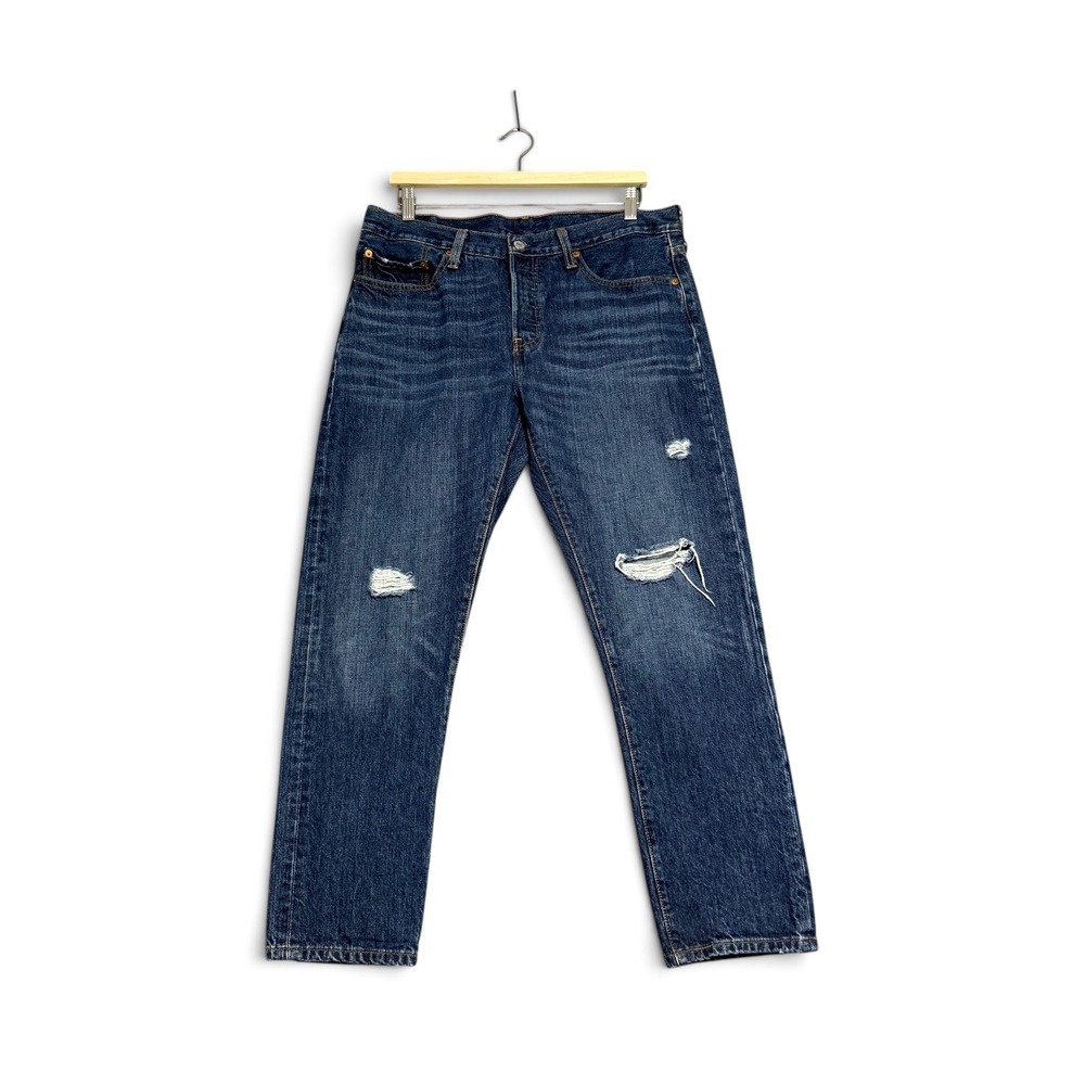 Levi's | 501 T Tapered Distressed Jeans Blue Size 31 100% Cotton
